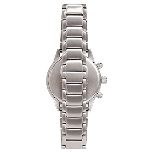 Image of Emporio Armani Mens Tachymeter Metallic Chronograph Watch - AR11241I (Black Free Size)