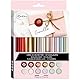 Aladine - Packung mit 12 Wachsstiften, flexibel, rund, 12 Farben – 72422
