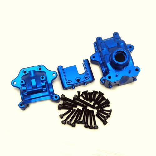 Cloison de boîte de vitesses avant arrière Traxxas Luge 9529 alu bleu