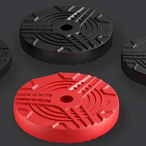 Rubberen halter zwart/rood halters dames heren fitness woning verstelbare gewichtenset combinatie halter 10/20 / 30kg… - Afbeelding 6