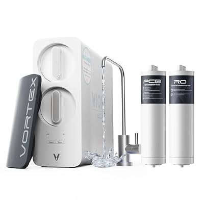 VIOMI® V6 Reverse Osmosis Water Filter, with RO600 Filter & PCB Filter Replacement, NSF/ANSI 372&53&42 Certified, BPA Free