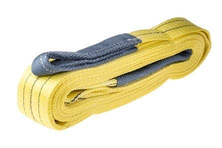 Mahakal Polyester Webbing Sling Lifting Belt | Towing Vehicle | for Lifting Heavy Weight | Yellow Colour | Best Safety Factor with Certifications.(3 TON 5 Meter)-image-43