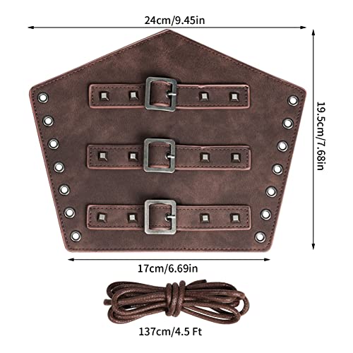 Brazaletes medievales de piel vikinga para destacar en tu próximo evento de cosplay y carnaval 2
