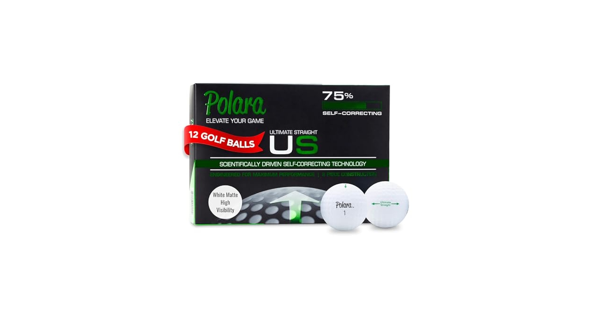 Amazon.com : Polara Golf Self-Correcting Golf Balls – Soft