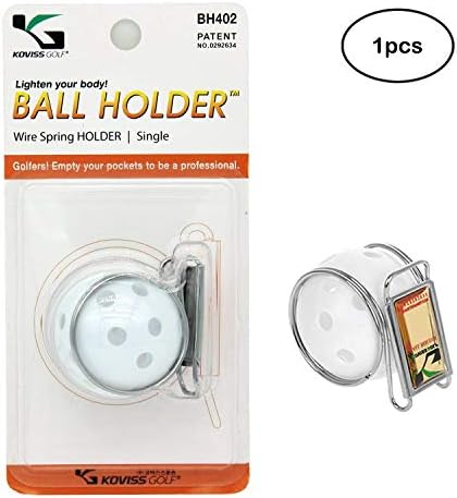 koviss Deluxe Golf Ball Clip Holder for Belt(Double)