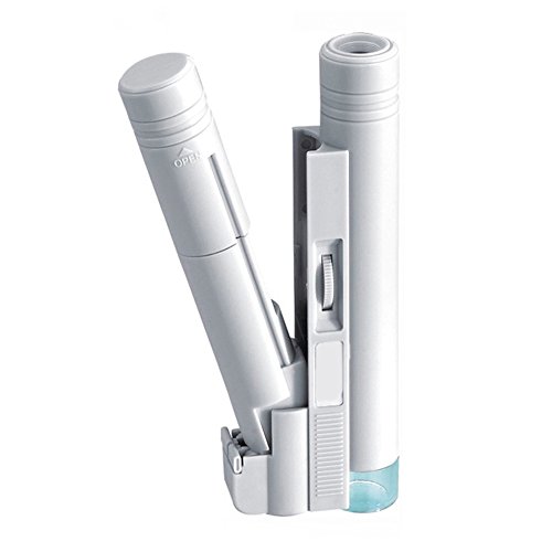 Pocket Microscope, KKmoon 100X Pocket Microscope Adjustable Reading Illuminant Magnifier with Scale Loupe
