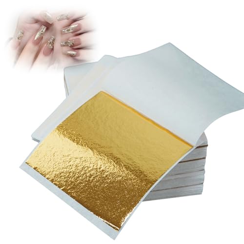 200 Blatt Blattgold Blattgold Essbar Blattgold zum Basteln Gold Basteln
