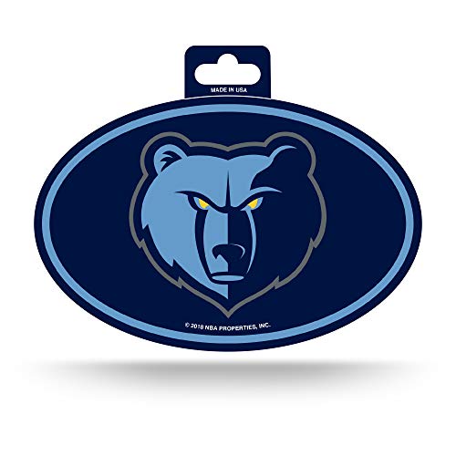 Rico Industries NBA Memphis Grizzlies Color Team Logo Oval Sticker