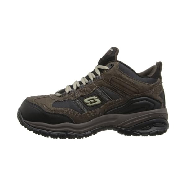 Skechers for Work Men's Soft Stride Canopy, Brown/Black, 8.5 XW US - Image 10