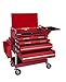 Sunex 8045 Professional 5 Drawer Service Cart with Locking Top- Red