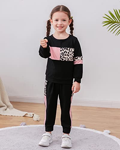 WESIDOM Baby Girl Clothes Sets, 2pcs Autumn Long Sleeve Clothes Outfits Toddler Girl Sweater Sets3