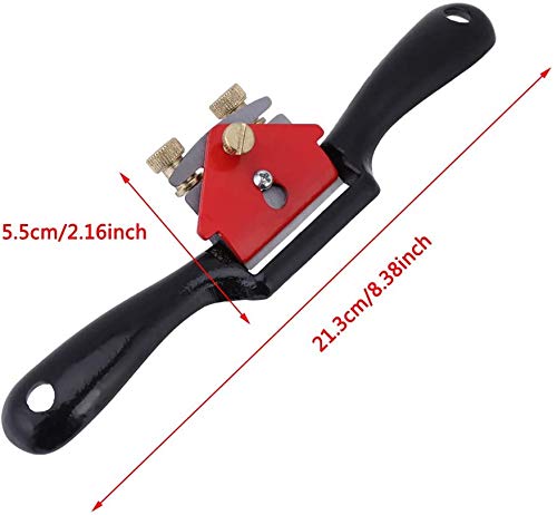 Wifehelper 9 Zoll Flugzeug Spokeshave Hohe Härteeinstellung Holzbearbeitungskante Hand Trimmwerkzeug Mit Schraube für Enthusiasten Schule Praxis Klasse