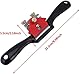 Wifehelper 9 Zoll Flugzeug Spokeshave Hohe Härteeinstellung Holzbearbeitungskante Hand Trimmwerkzeug Mit Schraube für Enthusiasten Schule Praxis Klasse