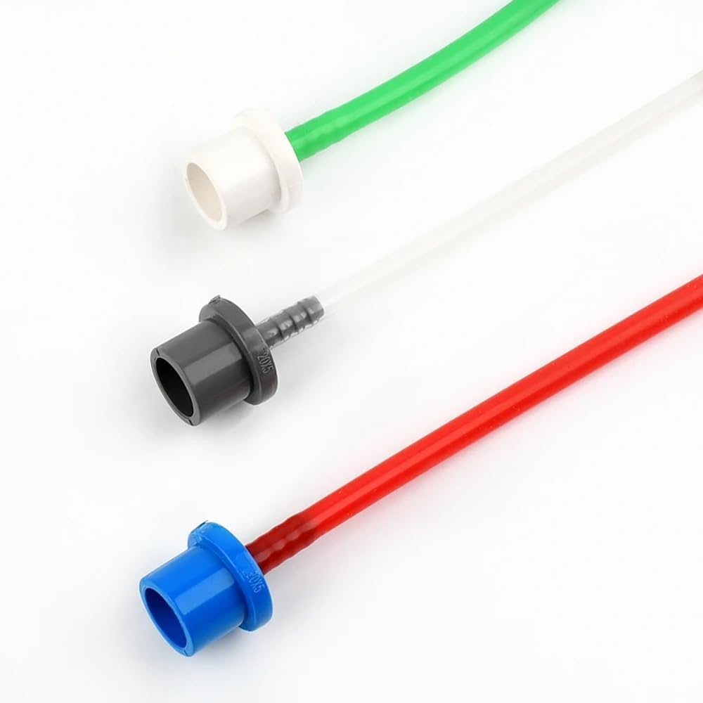 4pcs PVC Hose Connector for Garden Irrigation - Durable Pagoda Joint in Silver, White, and Blue - Fits 20/25/32mm Hoses(Blue,32mmx20mm)