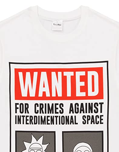 RICK AND MORTY Mens Pajama Set | Wanted Poster Short Sleeve Graphic Tee & Long Leg Print PJs | Sci-fi Comedy Merchandise4