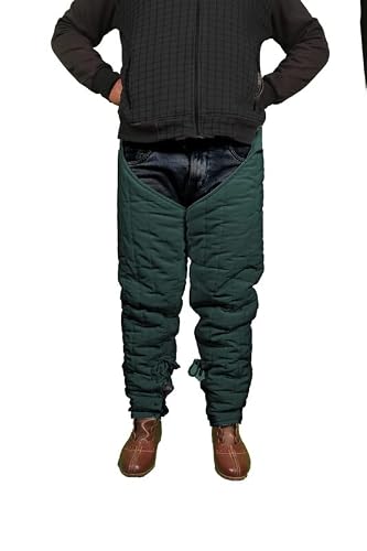 THE MEDIEVALS Lagging Thick Padded Chausses Leggings Under Gambeson Hauberk SCA Armor - Green