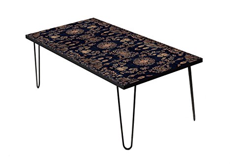 Midnight Blooming 24 Inches Coffee Table