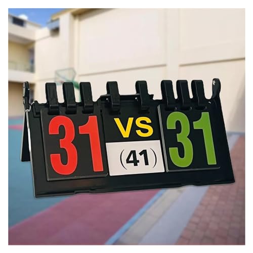 Tablero de puntuación Score Keeper manual de mesa para baloncesto 5