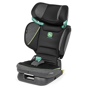 PEG Viaggio Flex Autositz ISOFIX mit fortschrittlicher Technologie, verstellbar, klappbar, verstärkte Rückenlehne, für Kinder von 100 bis 150 cm (3-12 Jahre), 15-36 kg, John Deere
