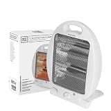 Calefactor EMMA - Envío 24h - 800 W - Bajo Consumo, Alto Rendimiento de Electrodomésticos - Hogar y Hostelería - Emma Calefactor Cuarzo Blanco