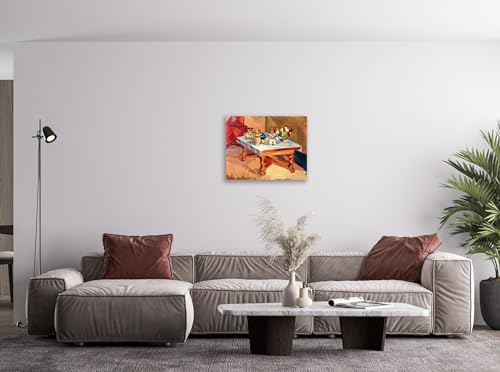 Impression sur Toile Cubisme Abstrait Moderne Affiche Salon 30x39cm - 4