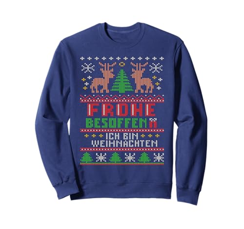 Lustiges Ugly Christmas Frohe Besoffen Ich Bin Weihnachten Sweatshirt