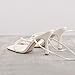 onlymakerheels Ankle Strap Square Toe Stiletto High Sandals White Size8