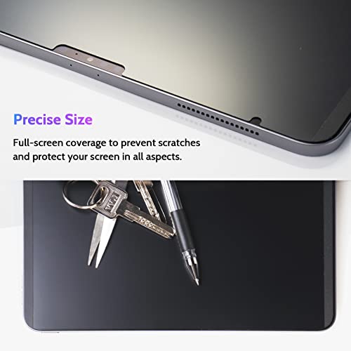 Image of Peslv Magnetic Privacy Screen Protector for iPad Air 5th 4th Generation & iPad Pro 11, Removable Anti Blue Light Glare Spy Private Filter, High Sensitive Bubble-Free Easy Install Black Security Screen