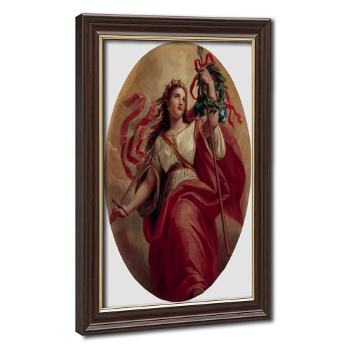Poster Lady Liberty Brumidi 1869 impression sur toile de 61x91,4 cm