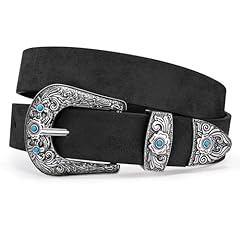 Black (Antique Silver Buckle)