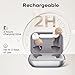 Hearing Aids for Seniors, Rechargeable OTC Hearing Aids with Smart Noise Reduction, Providing Clear Sound Quality (Metallic Gray)