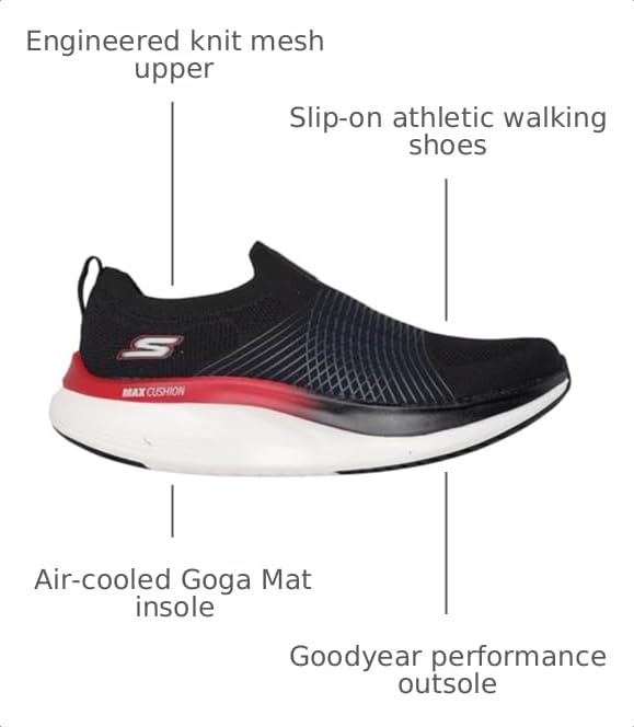 Image of Skechers Men's Go Walk Max Walker Constantine | Walking Shoes