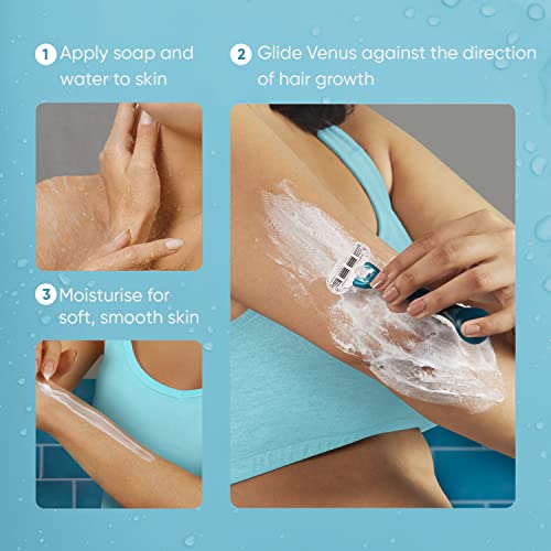 Gillette Venus Hair Removal Razor for Women with Aloe Vera, 1 Pc - Image 6