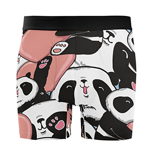 Ropa interior elástica de hombre estilo bóxer de panda pack de 2 para uso diario y descanso