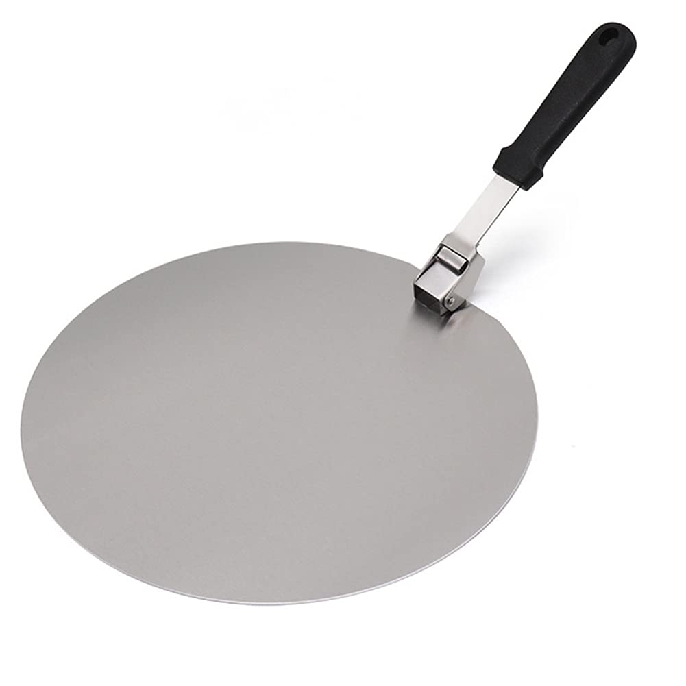 Spactz Pizza Paddle 12 Inch, Folding Stainless Steel Pizza Peel, Handle Pizza Paddle Shovel, For Bbq Pizza Oven