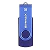 SIMMAX USB Flash Drives 3 Pack 32GB Memory Stick Swivel Design Thumb Drive USB Stick (32GB Purple Blue Green)