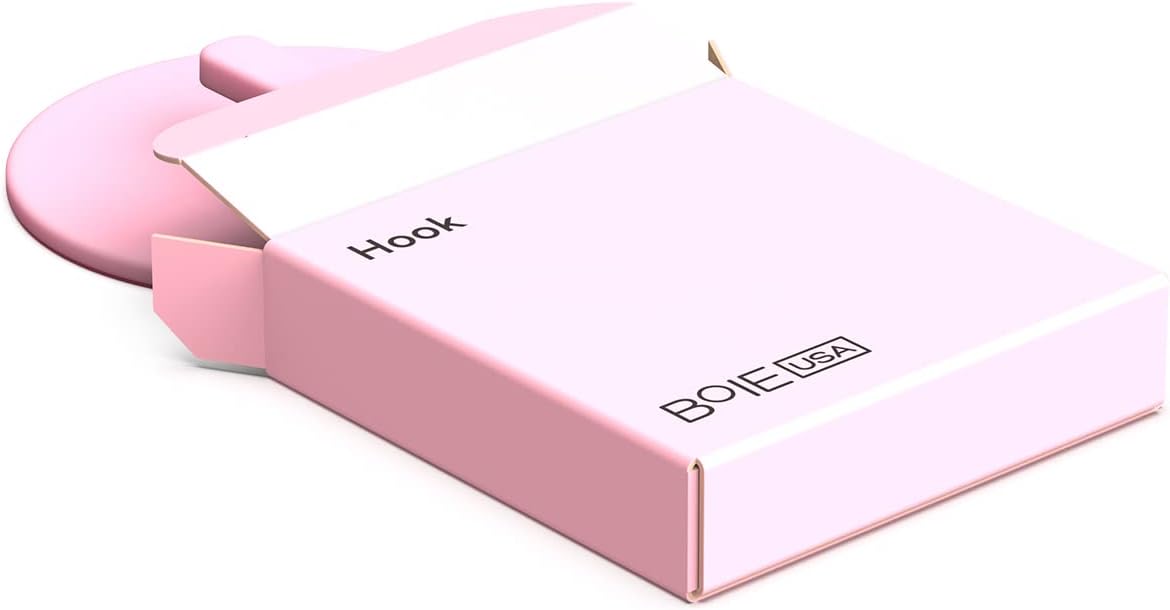Pink Recycled Plastic Bathroom Hook for Shower Tools