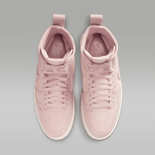 Air Jordan 1 Brooklyn Women's Boots (FJ5737-601, Pink Oxford/Pink Oxford/Phantom)4