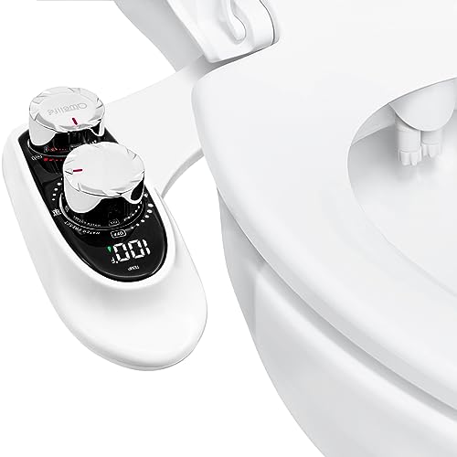 Awelife THERMO 100F Bidet Attachment For Toilet Warm Water, Low Battery Consumption Temperature Display cover