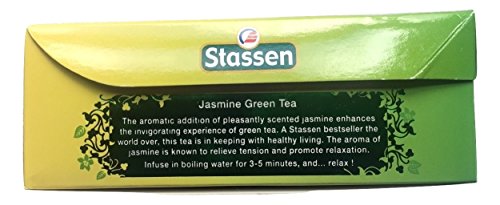 Image of Stassen Pure Jasmine Green Tea, 100 Tea Bags (Pack of 2)