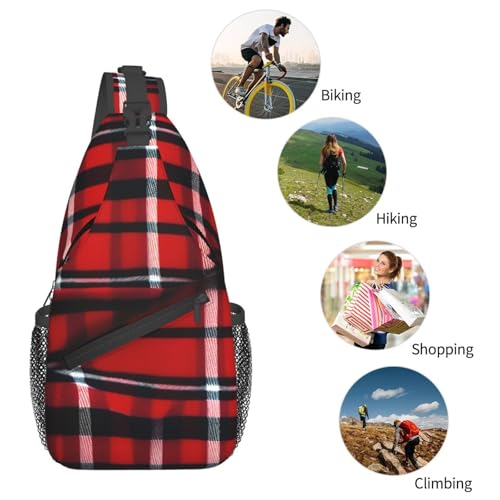 Morrales de uso urbano color negro con diseño plaid miniatura 6