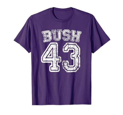 George W. Bush 43rd President of the USA T Shirt - 43 T-Shirt