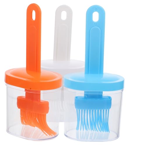 SUPVOX 1 Set Silicone Baking Brush Silicone Brush Kitchen Utensil Silicone Basting Brush for Cooking Convenient Cooking Brush Bbq Brush Plastic Grill With Base