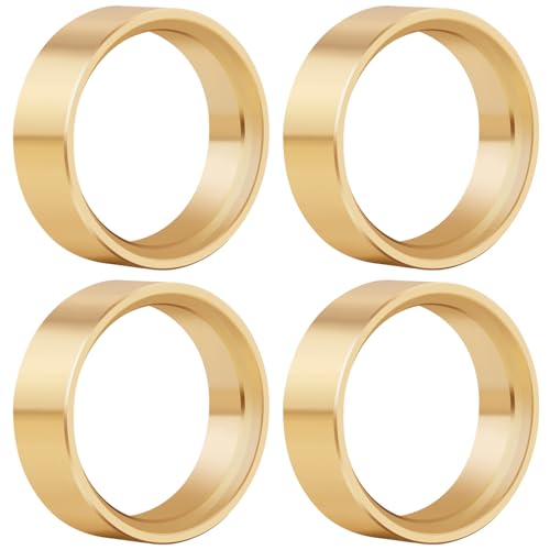 TCRC 4PCS Brass Internal Beadlock Ring Clamp Ring for 1.3 Inch Wheel Hubs