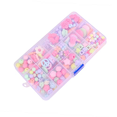 Toyvian 1 Conjunto De Corda Miçangas Jogo De Joias Para Criança Contas De Colar Kit De Fabricação De