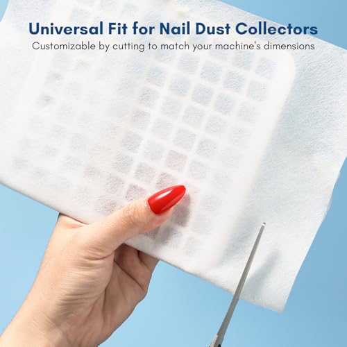 Papel Filtro Desechable 100 Hojas para Colector de Polvo Uñas miniatura 4