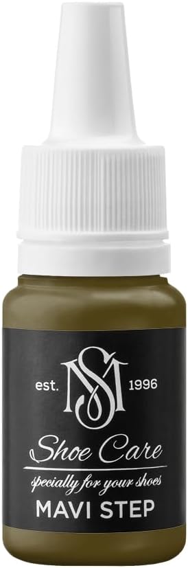 Leather Repair Cream-Filler - NCS S 7020-G90Y Blackish Olive Brown - Scuff & Scratch Remover Compound for Smooth Leather by MAVI STEP - 0.34 fl oz / 10 ml