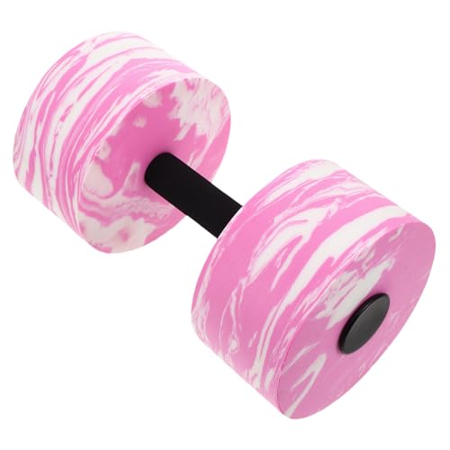 Mikikit Dumbbells Water Aerobics Weights Exercise Weights Water Exercise Equipment for Pools Water Weights for Pool Water Long Dumbbell Water Aerobics Dumbbell Pink Eva