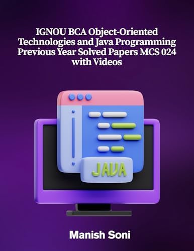 IGNOU BCA Object-Oriented Technologies and Java Programming Previous ...