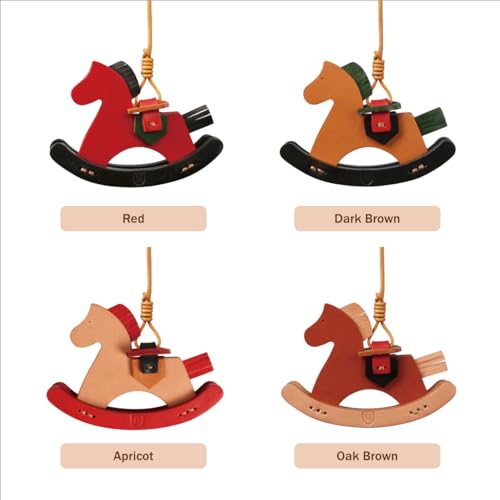 Décoration de cheval à bascule cuir pour embellir un mur vide - 5